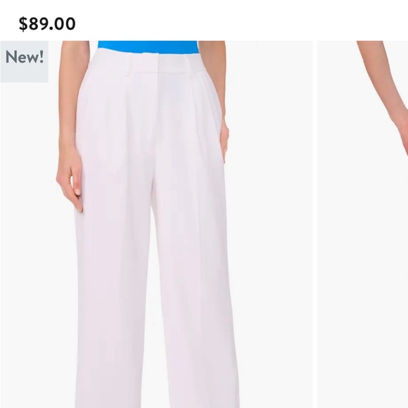 Halogen Pleat Front High Waist Wide Leg Pants size 2; new no tags - Picture 1 of 10